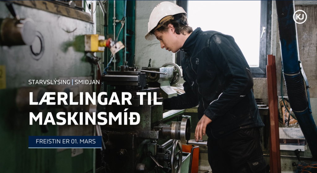 Lærlingar til Maskinsmíð
